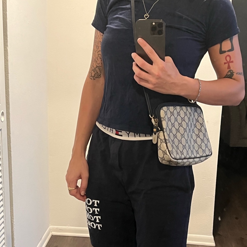 Gucci GG Mini Bag (Unisex) Navy Blue